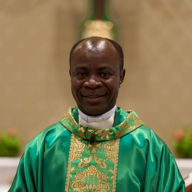 Fr. Patrick Kizza, pastor of St. Patrick Catholic Church